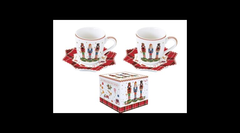 R2S.1013VNUT Porcelán eszpresszócsésze+alj