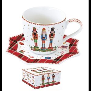R2S.1012VNUT Porceláncsésze+alj