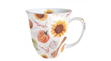 AMB.18415635 Pumpkins & Sunflowers porcelánbögre 0