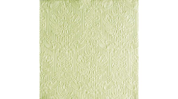 AMB.13306922 Elegance pearl green dombornyomott papírszalvéta 33x33cm