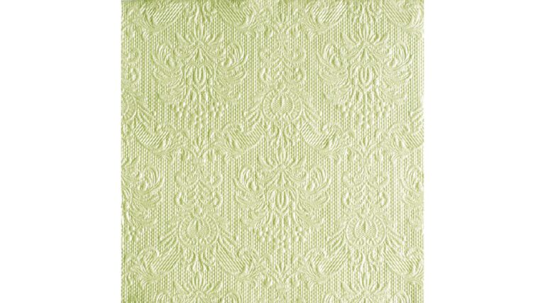 AMB.13306922 Elegance pearl green dombornyomott papírszalvéta 33x33cm
