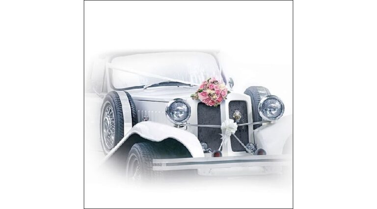 AMB.13312990 Wedding Car papírszalvéta 33x33cm