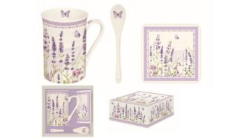R2S.1459LAVF Porcelánbögre 250ml kanállal