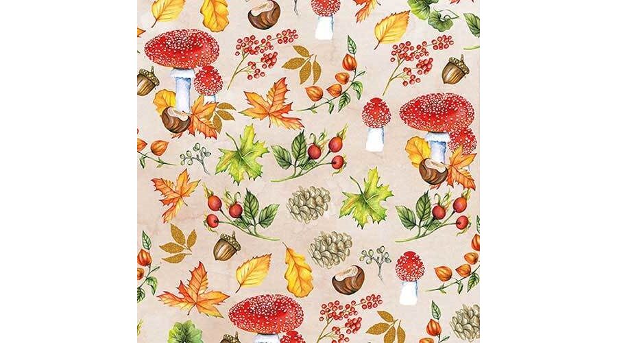 AMB.13313480 Autumn Pattern papírszalvéta 33x33cm