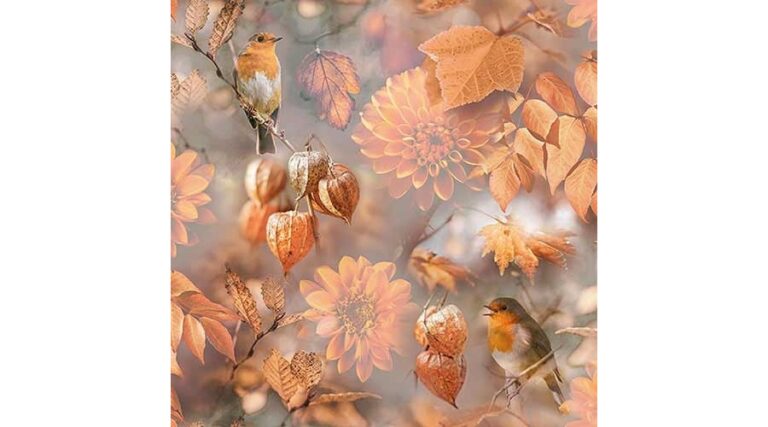 AMB.13313695 Orange Autumn papírszalvéta 33x33cm