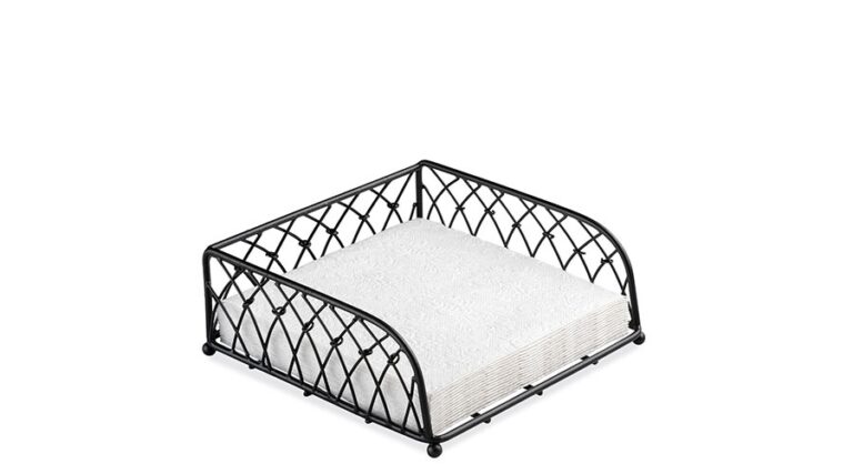 AMB.19402430 Fém szalvétatartó fekvő lunch