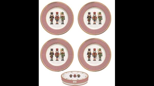 R2S.1100NUTC Porcelán desszerttányérszett 4db-os