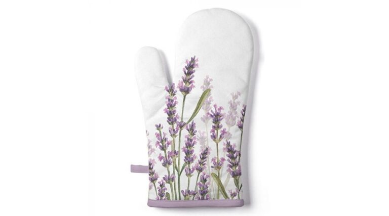 AMB.16415985 Lavender Shades white edényfogó kesztyű 18x30cm