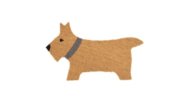 CLEEF.MC223 Lábtörlő kutya formájú