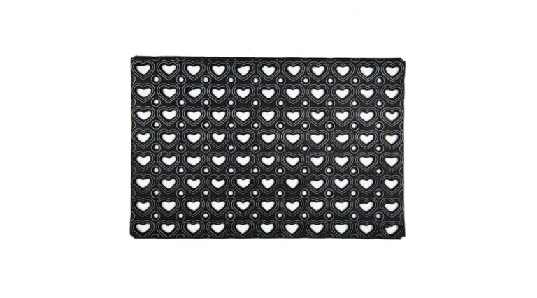 CLEEF.MC227 Gumi lábtörlő szives 60x40x1cm