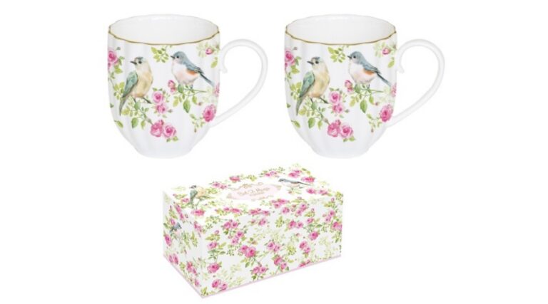 R2S.1281SPRI Porcelán bögreszett 2db-os 350ml dobozban