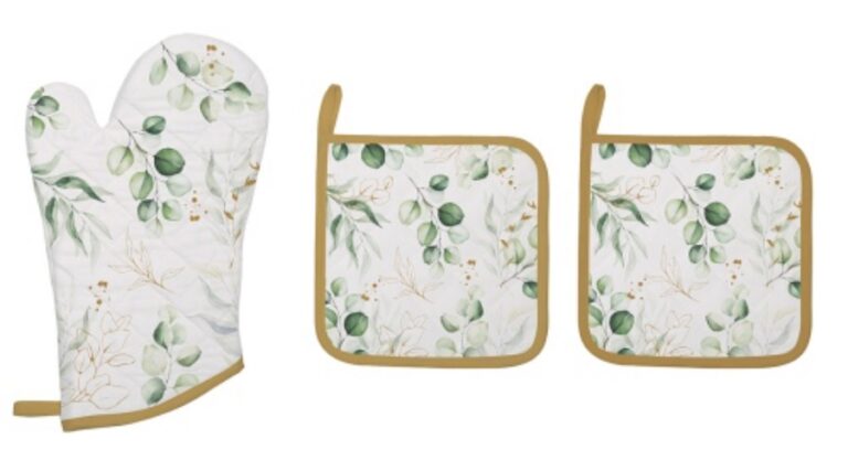 R2S.2630BOTQ Edényalátét 2db 20x20cm+edényfogó kesztyű 20x30cm