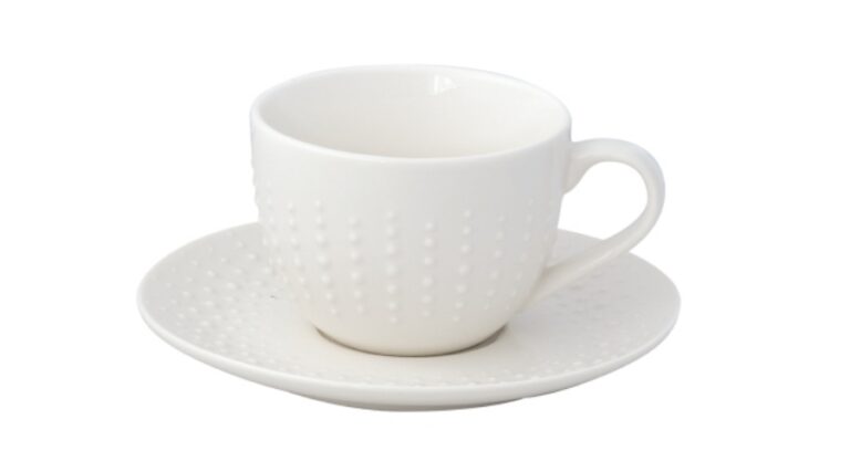 R2S.2765DROW Porcelán teáscsésze+alj 250ml