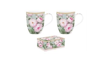 R2S.1457ROBL Porcelán bögreszett 2db-os 350ml dobozban