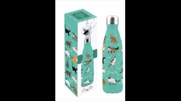 R2S.2301CAT Duplafalú rozsdamentes acél hőtartó útipalack 500ml