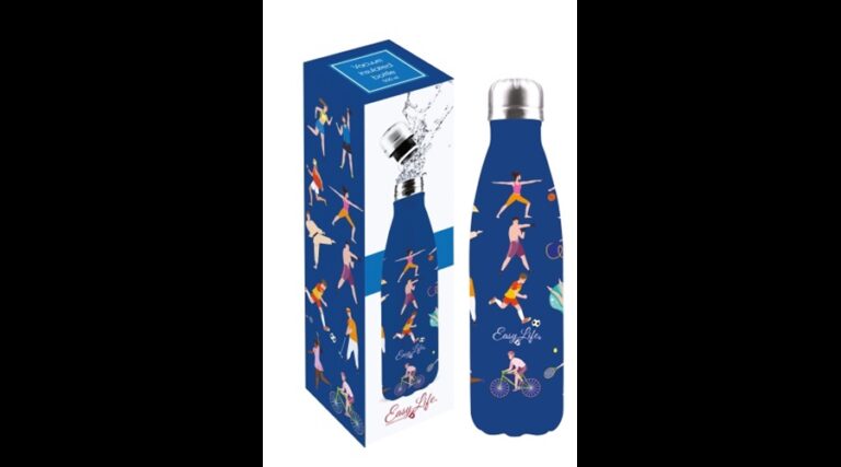 R2S.2301SPRT Duplafalú rozsdamentes acél hőtartó útipalack 500ml