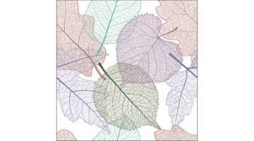 AMB.13316720 Skeleton Leaves papírszalvéta 33x33cm