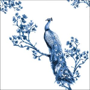 AMB.13316895 Royal Peacock papírszalvéta 33x33cm