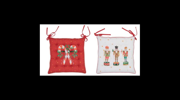 CLEEF.HLC29 Székpárna 40x40cm kötős 100% pamut