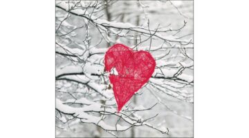 AMB.33316650 Heart In Tree papírszalvéta 33x33cm