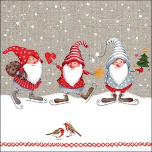 AMB.33316940 Skating Dwarfs papírszalvéta 33x33cm