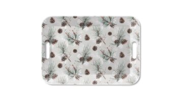 AMB.33916470 Pine Cone All Over műanyag nagytálca 33x47cm
