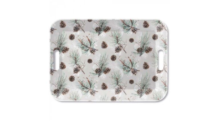 AMB.33916470 Pine Cone All Over műanyag nagytálca 33x47cm