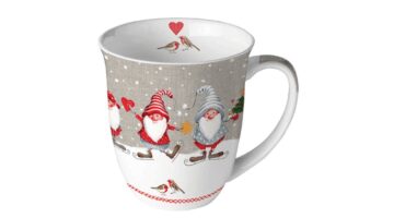 AMB.38416940 Skating Dwarfs porcelánbögre 0