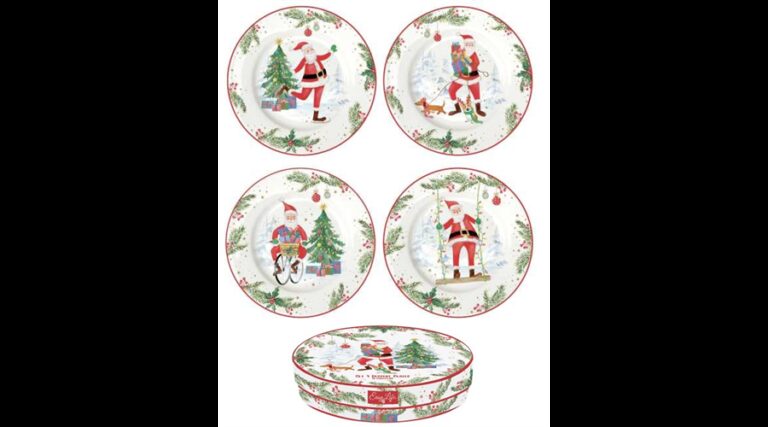 R2S.924JOYF Porcelán desszerttányérszett 4db-os