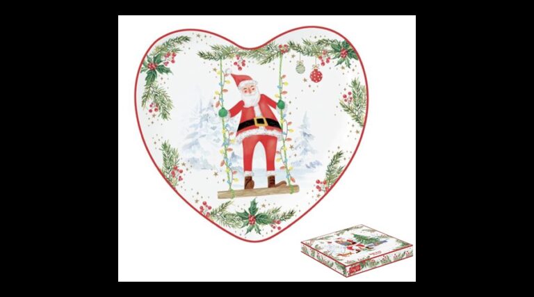 R2S.1480JOYF Porcelán szívtálca 20x19cm