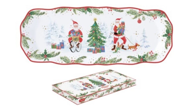 R2S.1482JOYF Porcelántálca 37x14cm