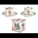 R2S.211JOYF Porcelán eszpresszócsésze+alj 75ml