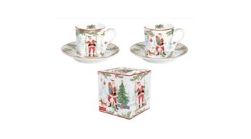 R2S.211JOYF Porcelán eszpresszócsésze+alj 75ml