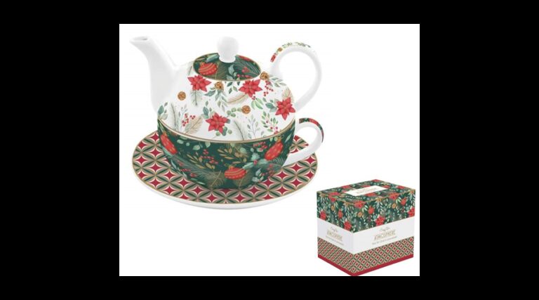 R2S.104CJOY Porcelán egyszemélyes teáskészlet 350ml+350ml