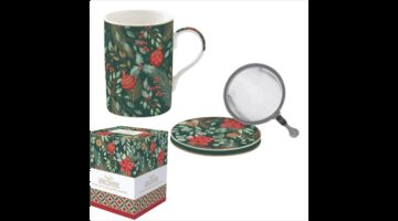 R2S.105CJOY Porcelán szűrősbögre tetővel