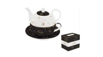 R2S.104CELE Porcelán egyszemélyes teáskészlet 350ml+350ml