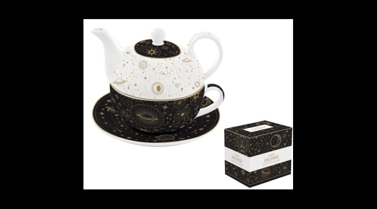 R2S.104CELE Porcelán egyszemélyes teáskészlet 350ml+350ml