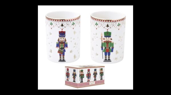 R2S.2196NUTC Porcelán mécsestartó pohár 2 db-os szett