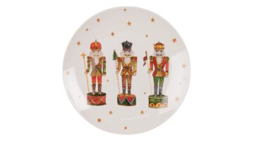 CLEEF.HLCDP Porcelán desszerttányér diótörős 20x2cm