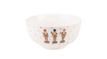 CLEEF.HLCBO Porcelántálka 500ml diótörős 14x7cm