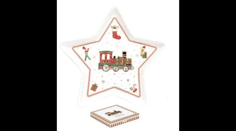 R2S.1324EXPR Porcelán csillagtálca 19