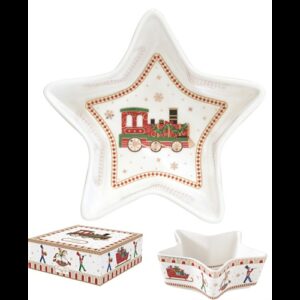 R2S.1323EXPR Porcelán csillagtál 15x5cm