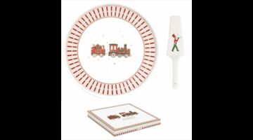 R2S.1112EXPR Porcelán tortatál lapáttal