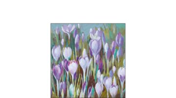 AMB.12517005 Crocus papírszalvéta 25x25cm