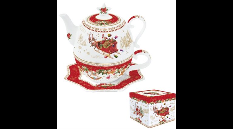 R2S.1096CHME Porcelán egyszemélyes teásszett 450/370ml