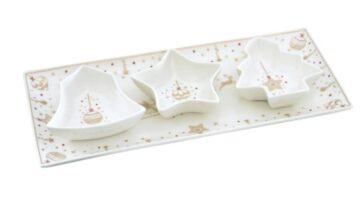 R2S.1006CHLI Porcelán kínálótálkaszett 3 db