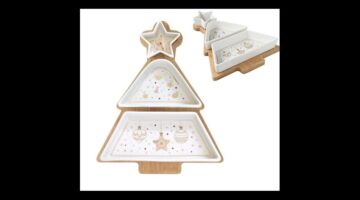 R2S.2190CHLI Fenyőfa porcelántálszett 3 részes