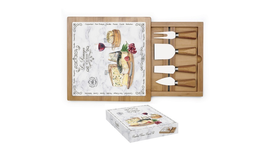 R2S.891LESF Sajtvágókészlet üveglapos