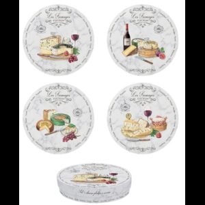 R2S.464LESF Porcelán desszerttányérszett 4db-os