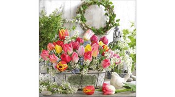 AMB.13316275 Spring Bouquet papírszalvéta 33x33cm